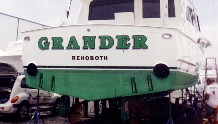 Rogers Sign, Boat Lettering in Delaware & Maryland